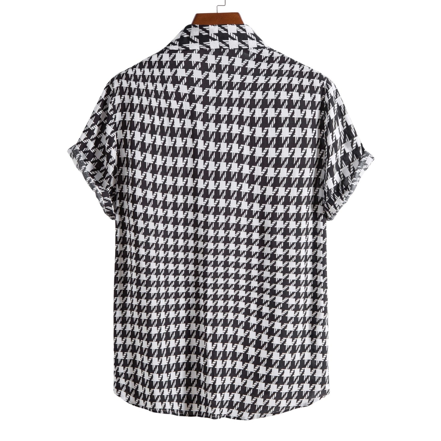 “Cotton Thin Printed Short Sleeve Shirt for Men – lightweight, breathable men’s shirt with trendy prints, ideal for warm weather and relaxed style – Hot Deal Warehouse menswear”