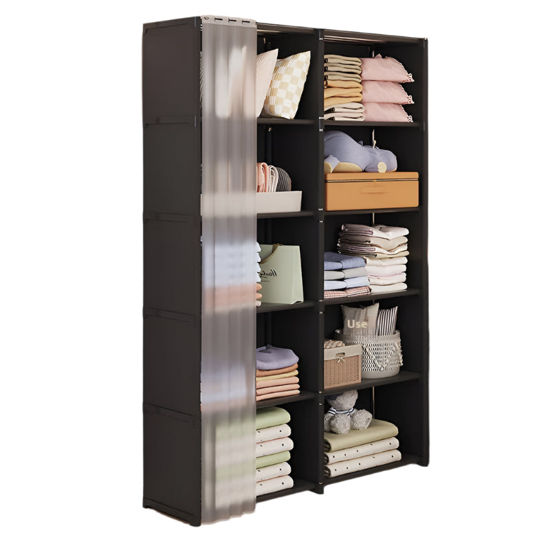 “Dust-proof Wardrobe – practical storage wardrobe with dust-proof cover, ideal for organizing clothes and keeping them clean – Hot Deal Warehouse home storage”