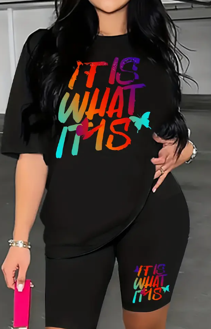 It Is What It Is Drop Shoulder T-Shirt Hot Deal Warehouse