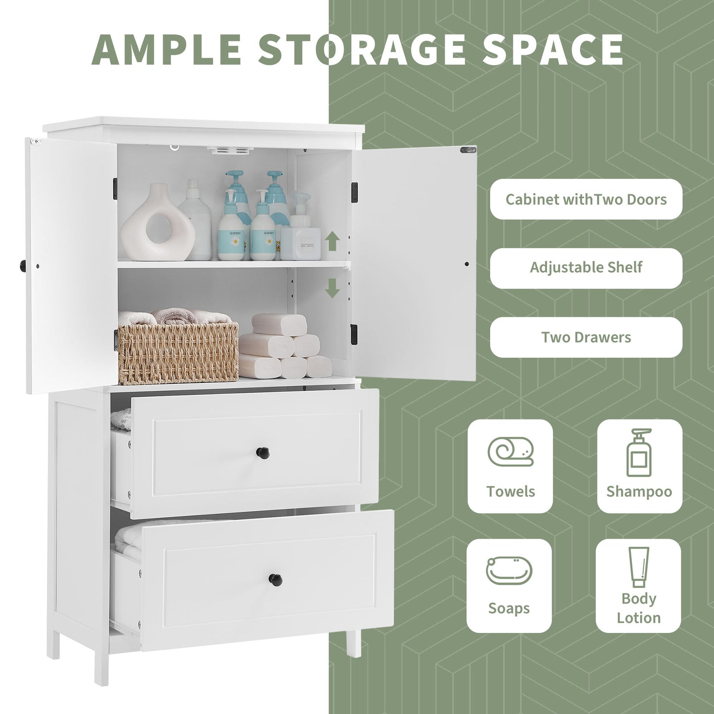 “Bathroom storage cabinet – stylish, space-saving organizer for toiletries, towels, and essentials – Hot Deal Warehouse home furniture”