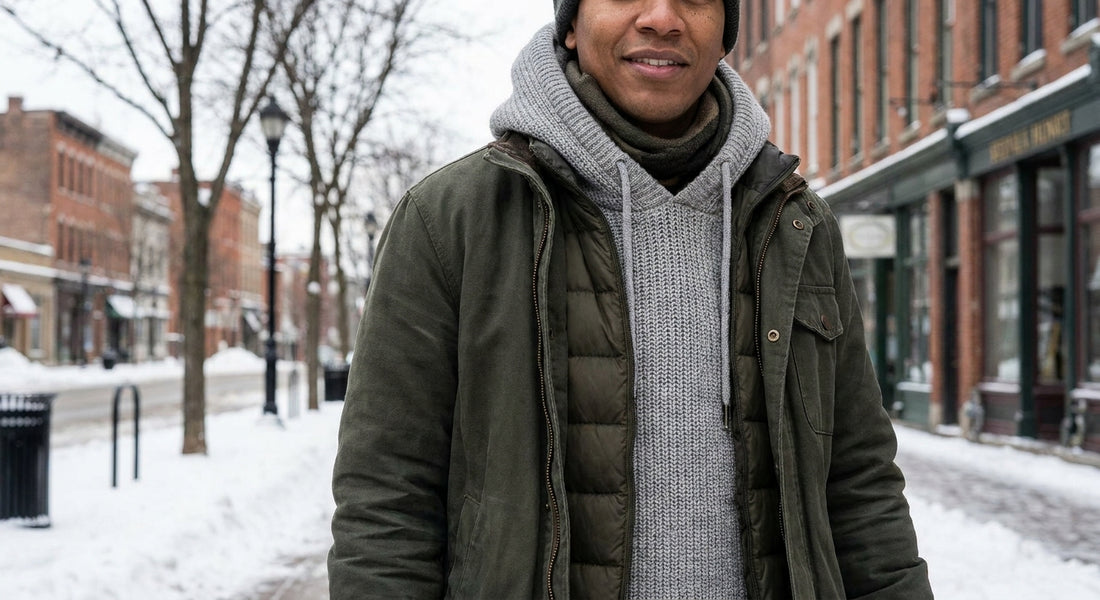 How to layer hoodies and jackets for winter