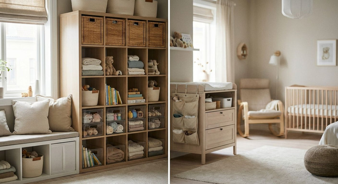 Storage solutions for baby nurseries
