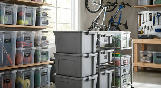 Best storage bins for garage organisation