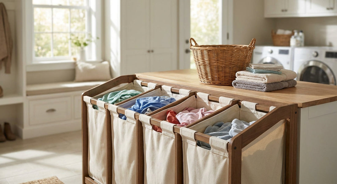 Best laundry sorting systems for large families