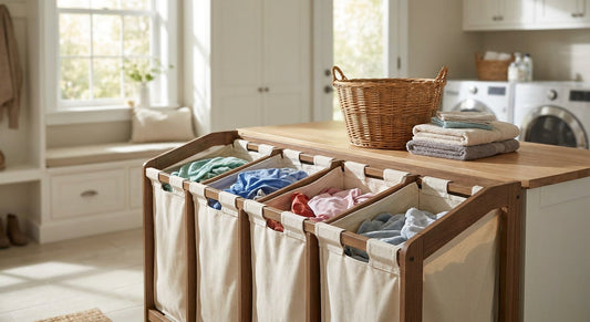 Best laundry sorting systems for large families