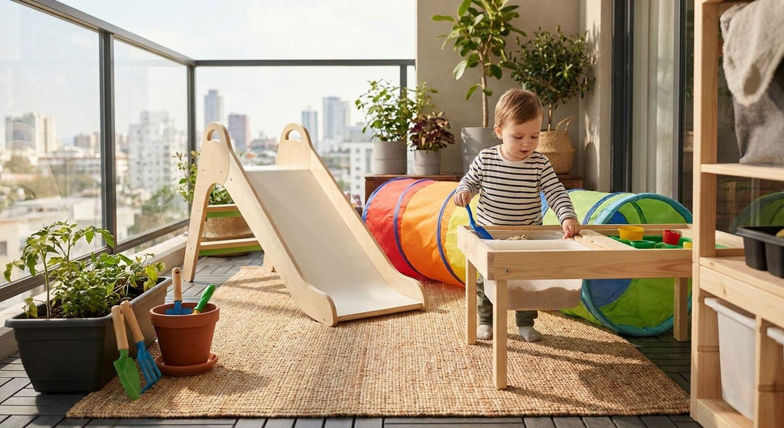 Outdoor toys for apartment balconies