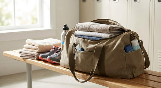 How to pack a gym bag with towels