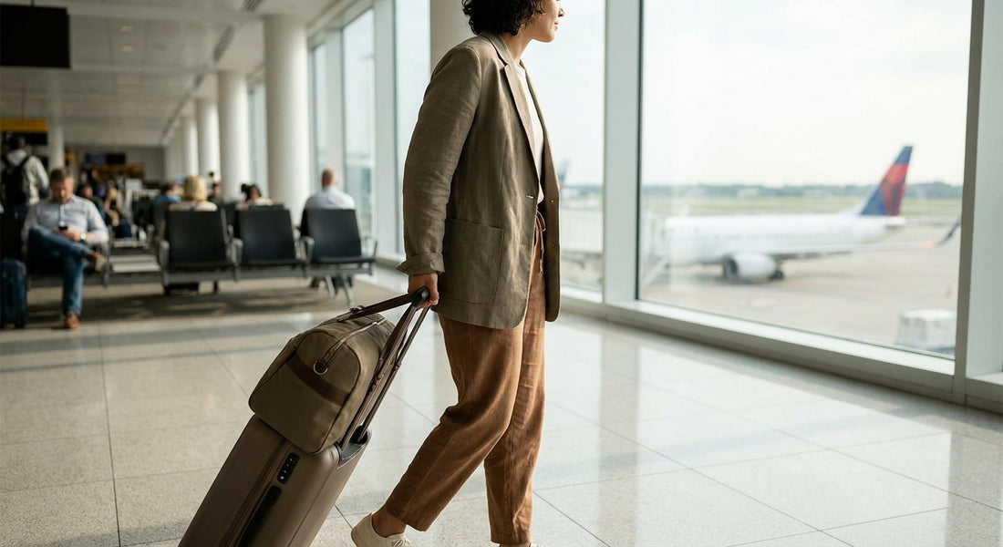 Casual pants for travel and airports