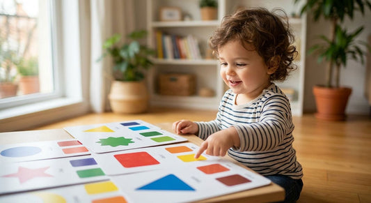 Card games for toddlers learning colours