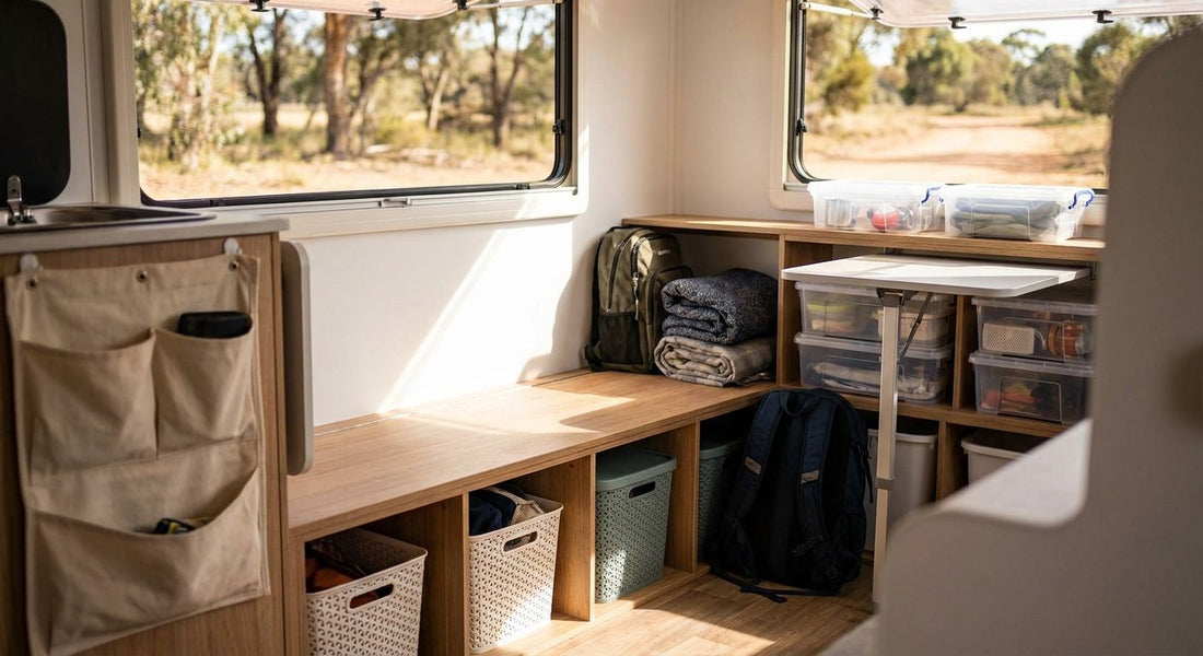 Storage solutions for caravans and road trips
