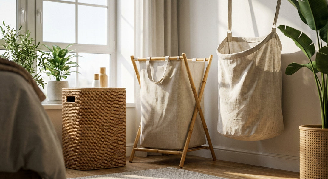Laundry hampers for small apartments