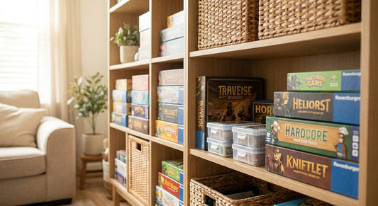 How to store board games and card games without clutter