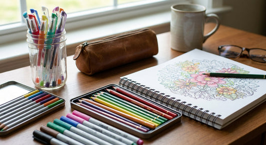 Best art supplies for adult colouring hobbies