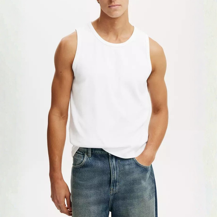 “Men’s white singlets and tank tops – classic, versatile basics for gym and everyday wear – Hot Deal Warehouse”