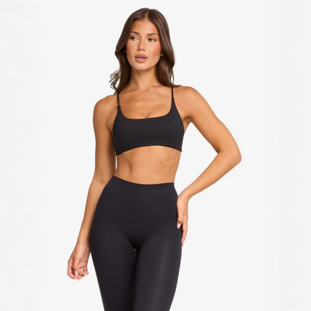 “Black sports bras and crop tops – classic, versatile activewear for women – Hot Deal Warehouse fitness”