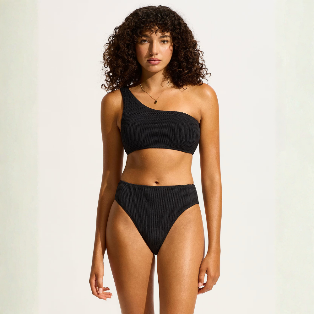“One shoulder bikinis – trendy, asymmetrical swimwear for women – Hot Deal Warehouse beachwear”