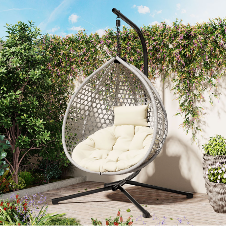 “Outdoor egg chairs and swings – cozy, stylish seating for patios and gardens – Hot Deal Warehouse”