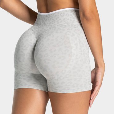 bold print active shorts women