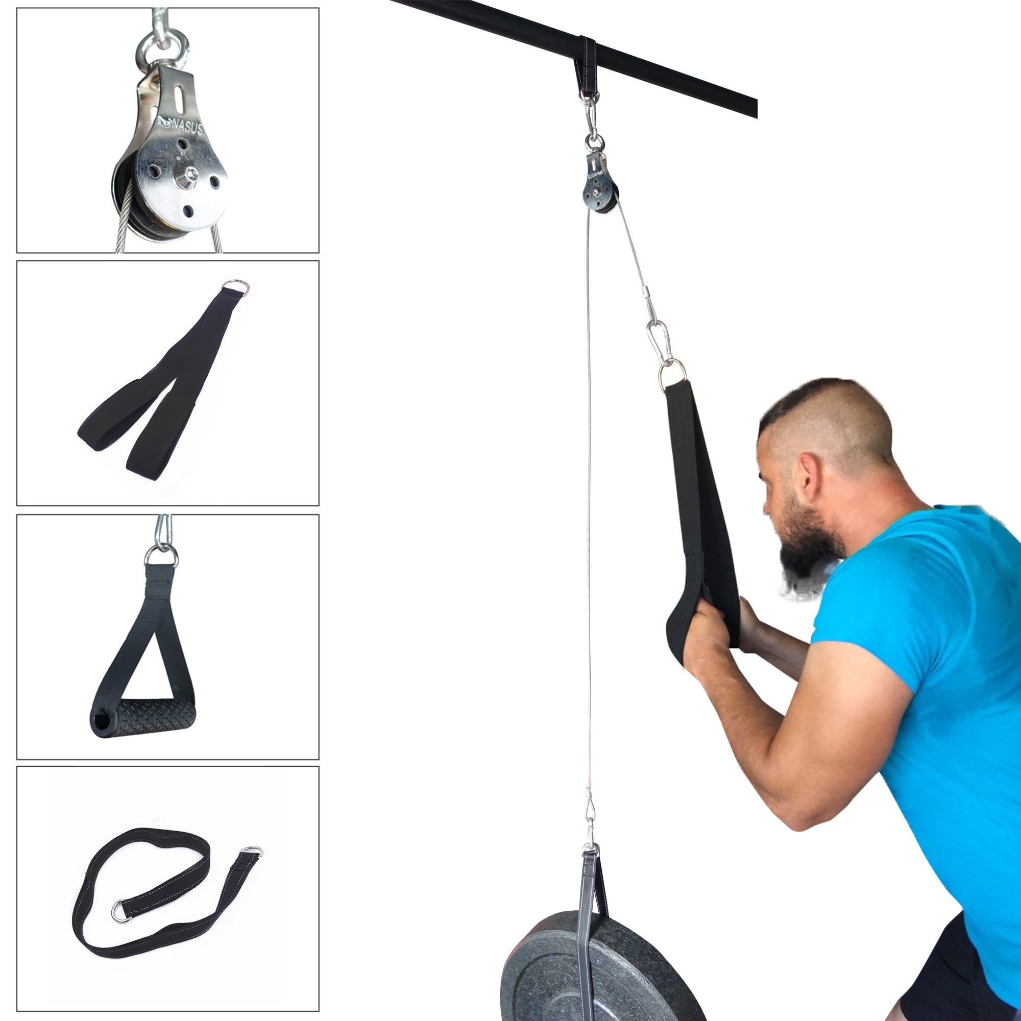 “DIY Pulley Cable Machine System – versatile home gym equipment for strength training and resistance workouts, easy to assemble – Hot Deal Warehouse fitness”
