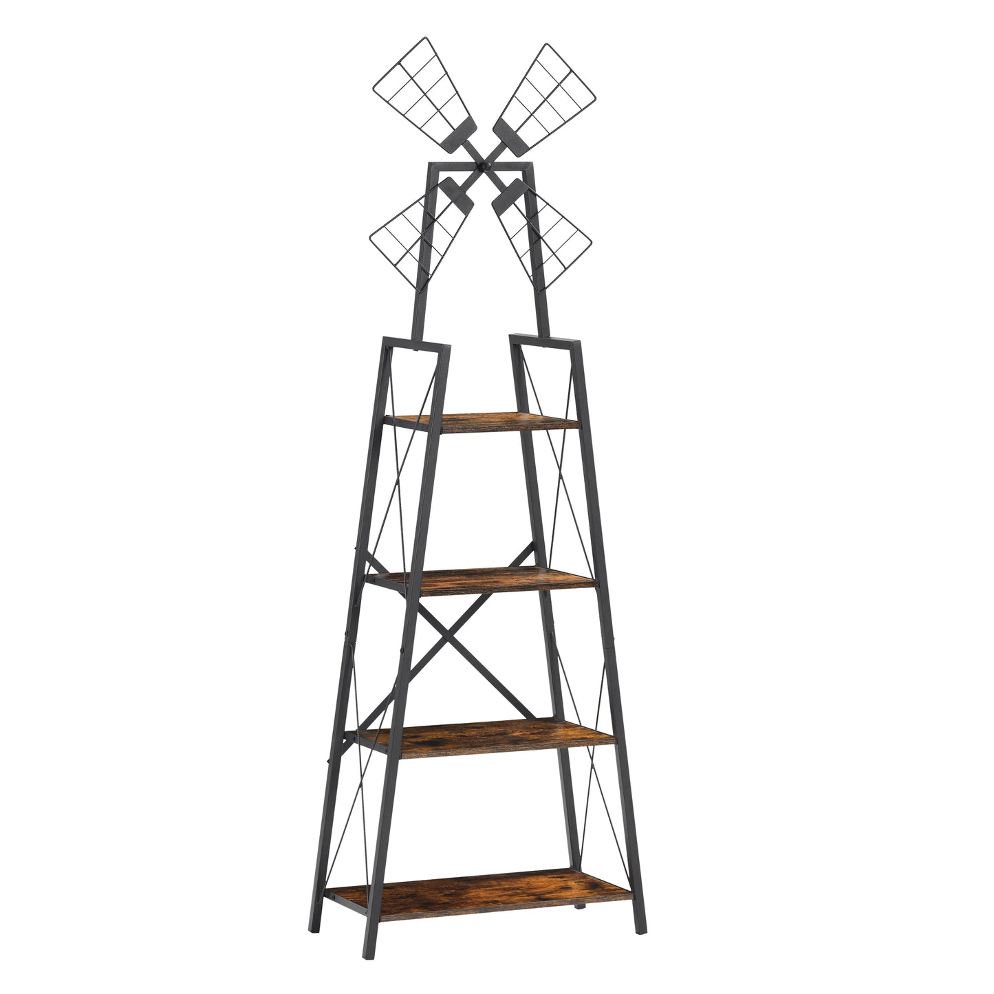 “4 tier narrow bookshelf – space-saving vertical shelving unit for books, décor, and storage – Hot Deal Warehouse furniture”

