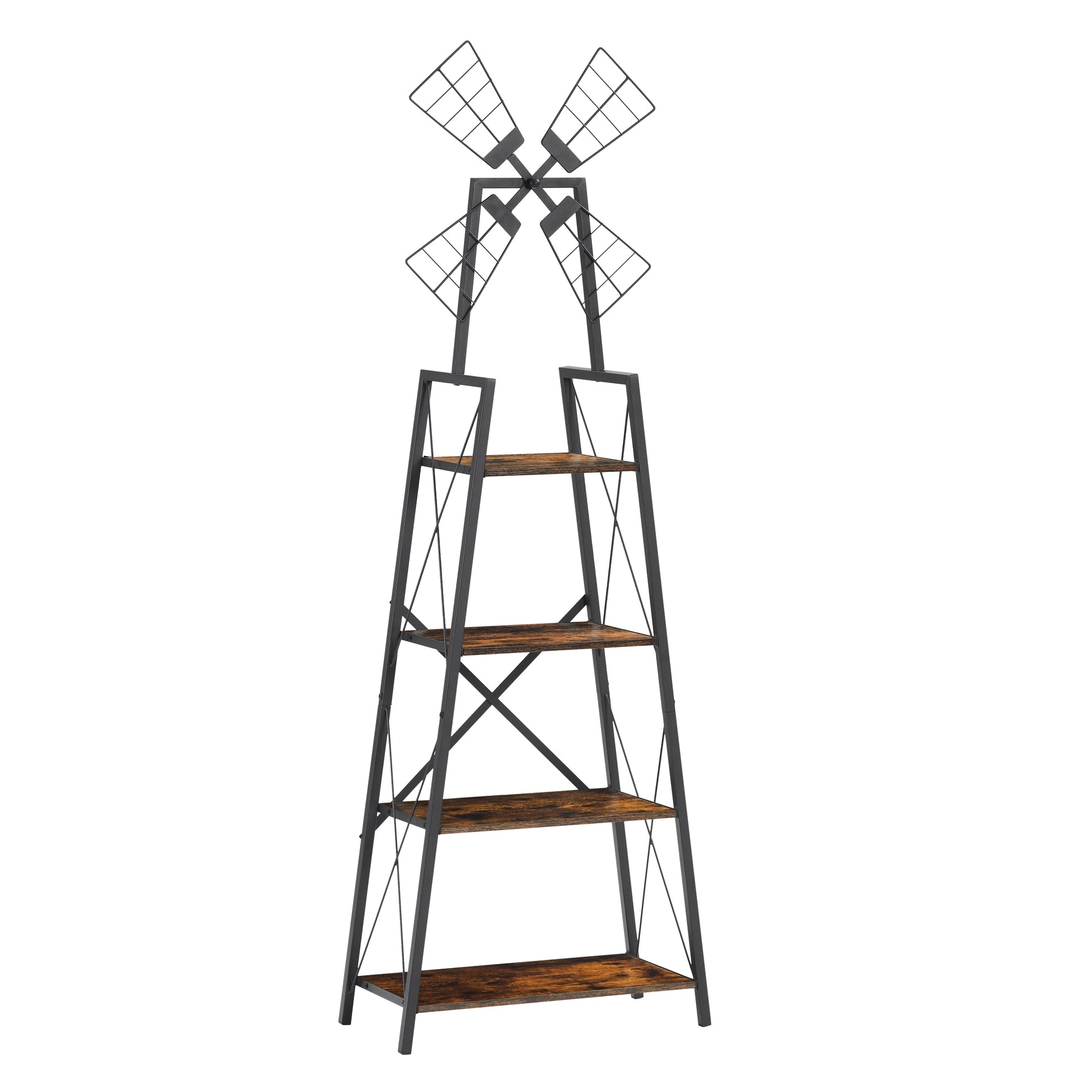 “4 tier narrow bookshelf – space-saving vertical shelving unit for books, décor, and storage – Hot Deal Warehouse furniture”

