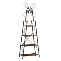“4 tier narrow bookshelf – space-saving vertical shelving unit for books, décor, and storage – Hot Deal Warehouse furniture”

