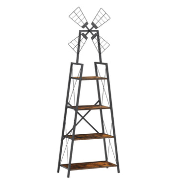 “4 tier narrow bookshelf – space-saving vertical shelving unit for books, décor, and storage – Hot Deal Warehouse furniture”

