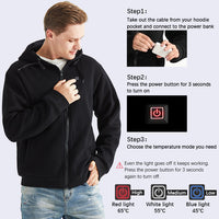 “Fiery Heated Jacket for Men – men’s heated jacket with adjustable warmth, ideal for outdoor activities in cold weather – Hot Deal Warehouse menswear”
