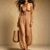 New Strap Fashion Sexy Casual Loose Mood Comfortable Jumpsuit Hot Deal Warehouse