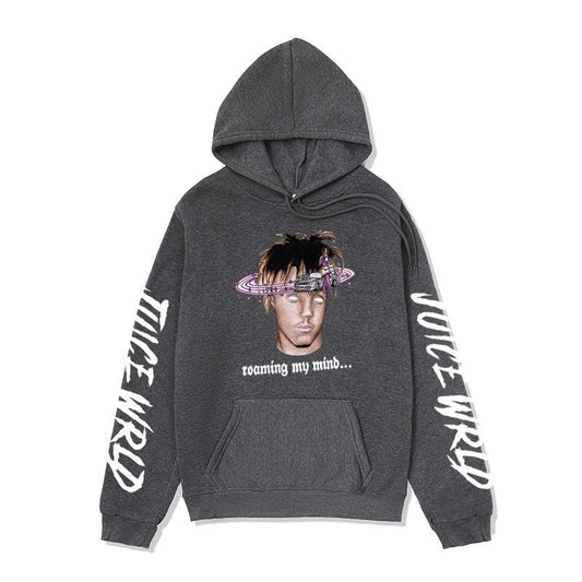 Men’s autumn winter hoodie – rapper-inspired streetwear jacket with bold graphic print.

