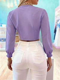 Lucy Cropped Blouse Hot Deal Warehouse