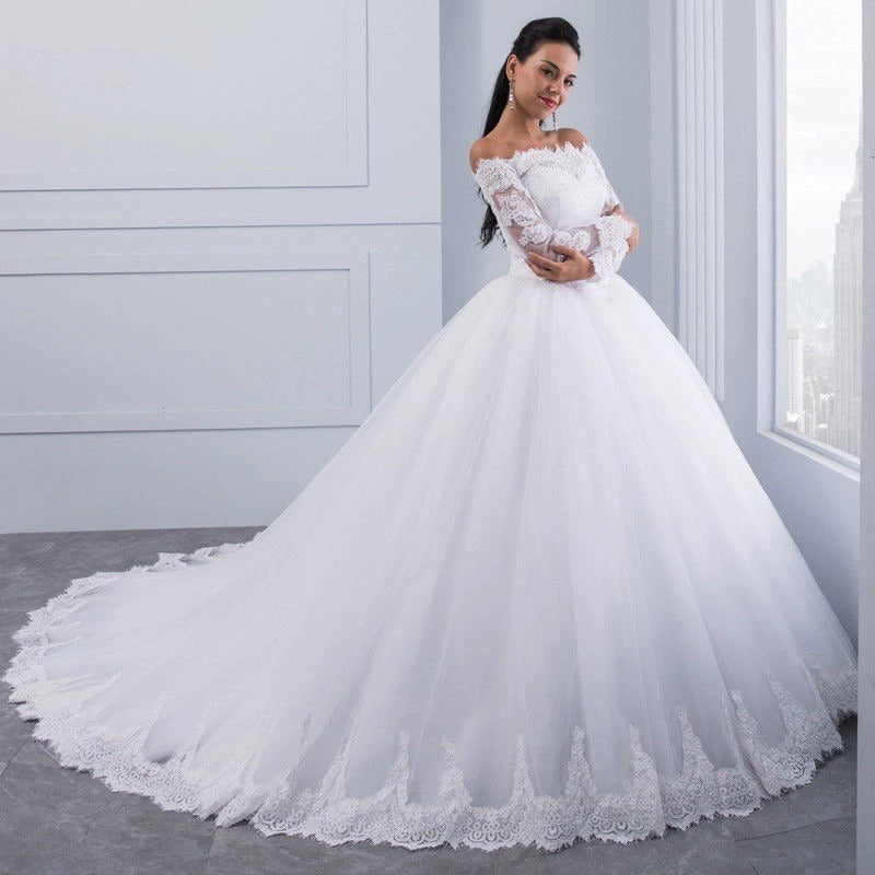 Sweet Romance Wedding Lace Dress