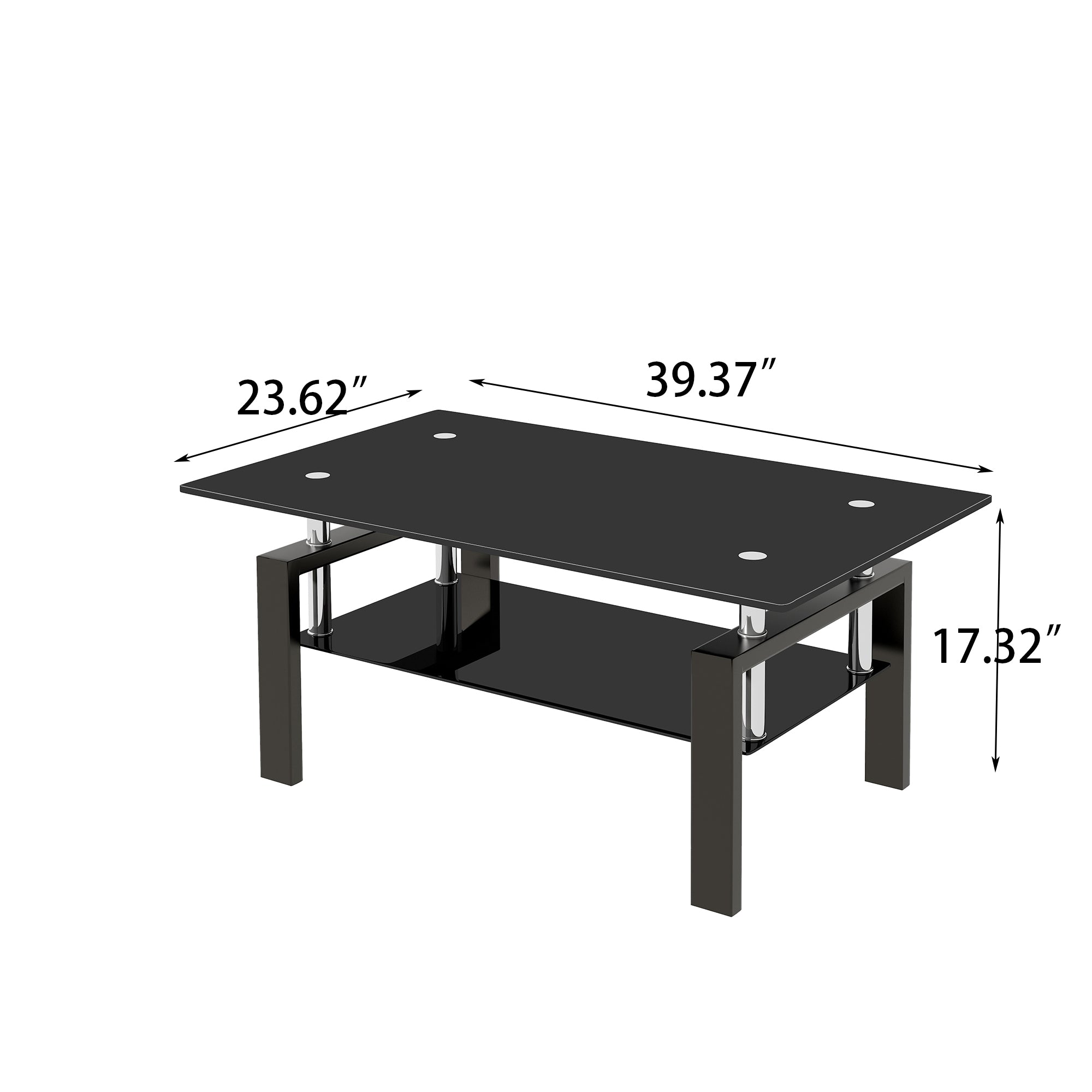 “Black tempered glass coffee table – modern, durable centerpiece for living rooms with sleek, stylish design – Hot Deal Warehouse furniture”


