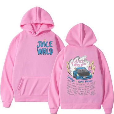 Unisex anime hoodie with dark retro print – oversized pullover streetwear.

