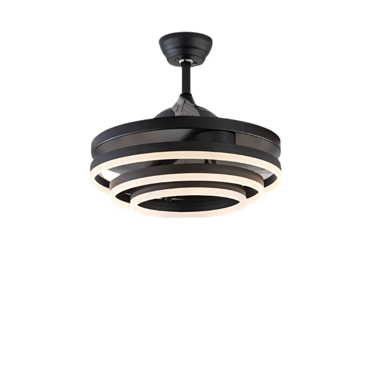 “Cirque Electric Fan Chandelier – modern ceiling fixture combining stylish chandelier lighting with a quiet electric fan, perfect for living rooms and bedrooms – Hot Deal Warehouse lighting”


