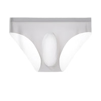 Men’s ice silk seamless underwear with 3D pouch – breathable and smooth fit

