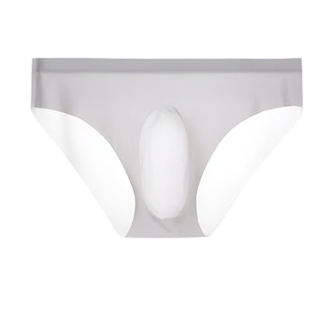 Men’s ice silk seamless underwear with 3D pouch – breathable and smooth fit

