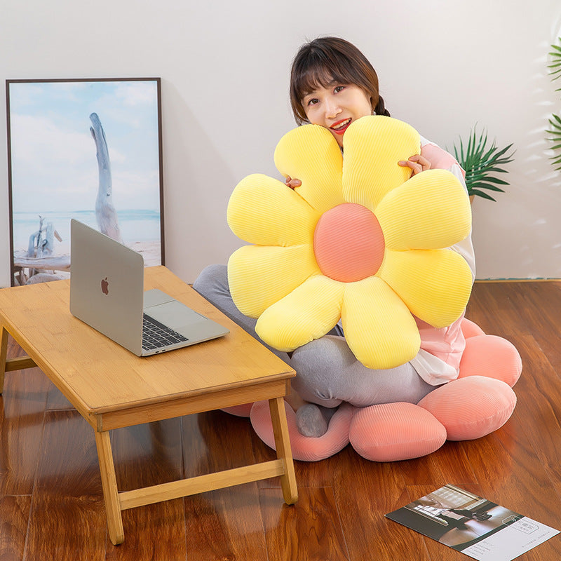 “Daisy Flower Shaped Office Cushion – cheerful, ergonomic cushion in a daisy flower shape for comfort and style at your desk or home – Hot Deal Warehouse home & office”

