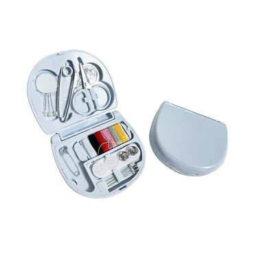 Compact mini needle box designed for organizing sewing needles, featuring multiple compartments for easy access and storage, perfect for home or travel use