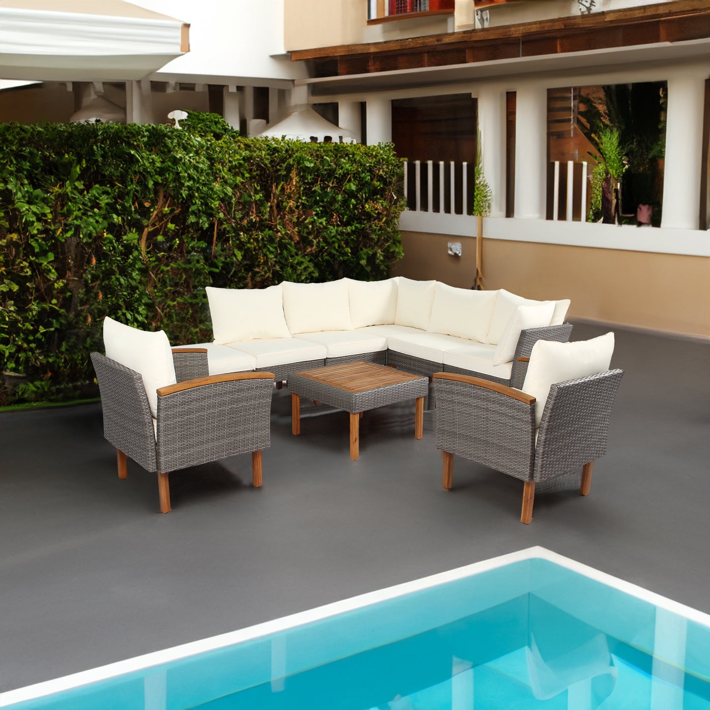 “3 piece patio wicker conversation set – stylish, weather-resistant outdoor furniture for relaxing and entertaining – Hot Deal Warehouse outdoor living”

