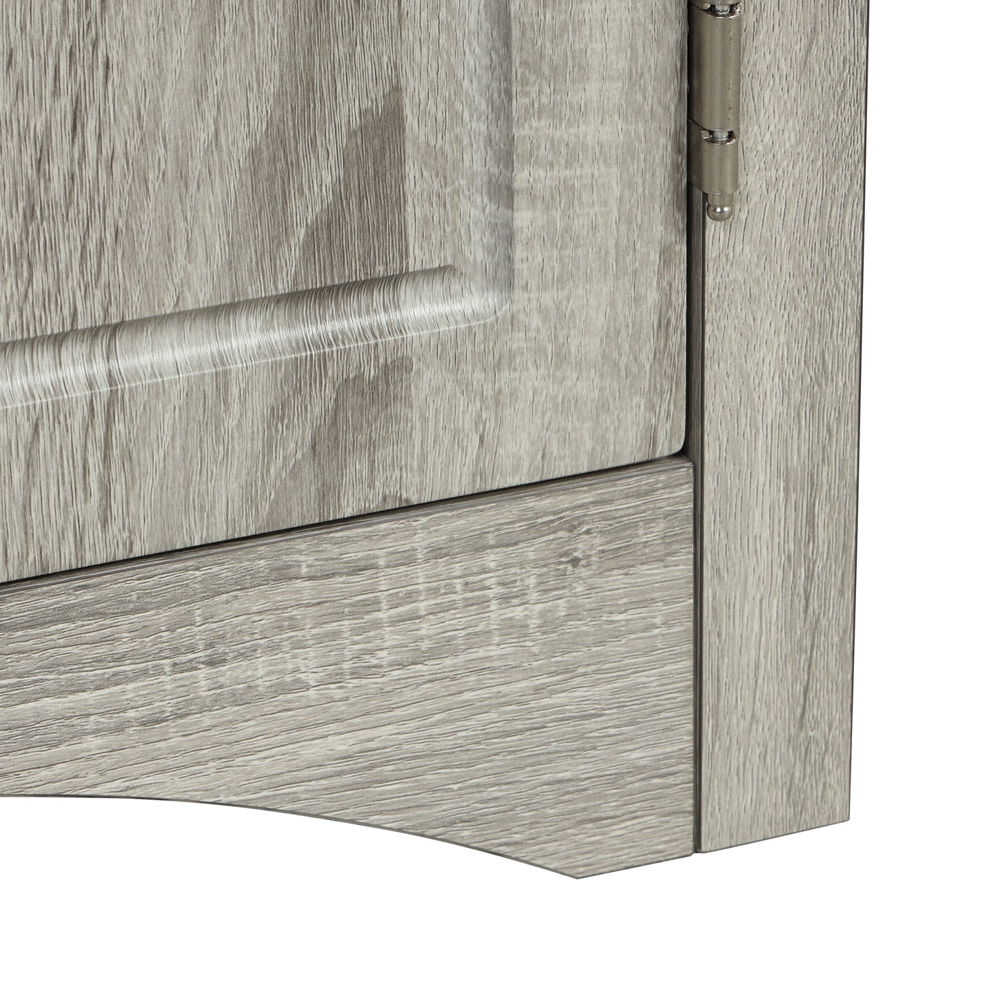 Oak triangle bathroom storage cabinet with a stylish, space-saving design, featuring multiple shelves for organizing toiletries, towels, and other bathroom essentials. Crafted from durable oak wood, this elegant cabinet adds both functionality and natural charm to any bathroom