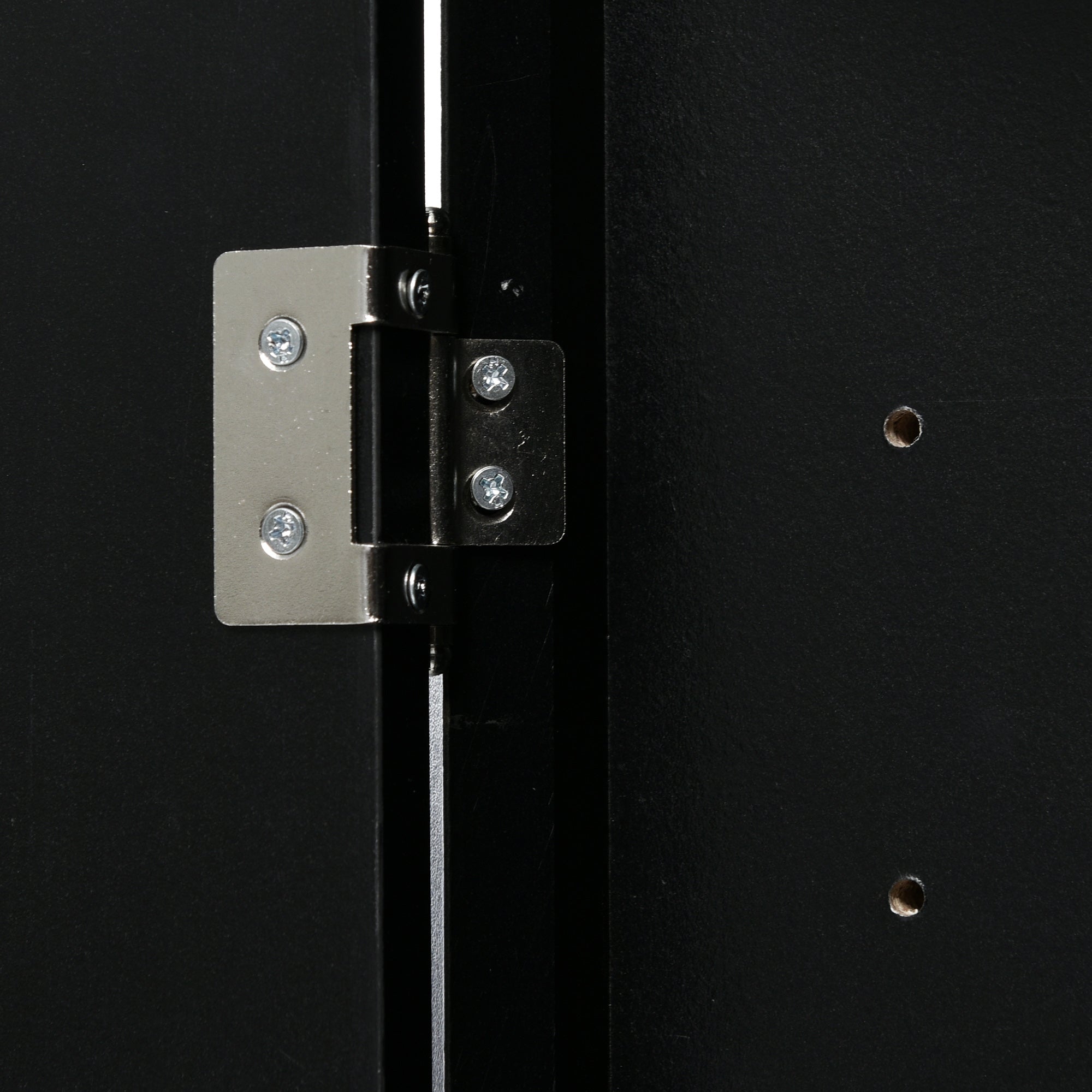 “Black triangle bathroom storage cabinet – modern, space-saving corner organizer for toiletries and essentials – Hot Deal Warehouse home furniture”

