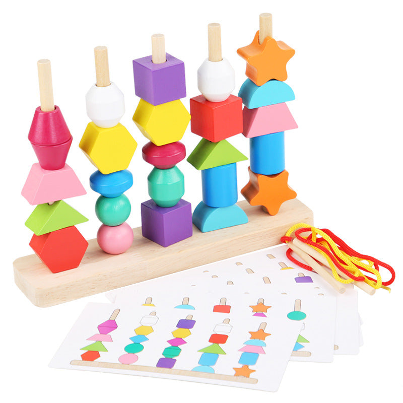 Wooden Puzzle Bead Toys