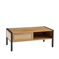 “40.16 inch rattan coffee table – stylish, durable centerpiece for indoor or outdoor living spaces – Hot Deal Warehouse furniture”

