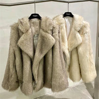 “Foxy Faux Fur Coat – women’s luxurious faux fur coat with a chic, cozy design, perfect for adding glamour and warmth to any outfit – Hot Deal Warehouse fashion”

