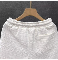 Men's High-grade Pattern Casual Shorts with a stylish patterned design and comfortable fit for everyday wear.