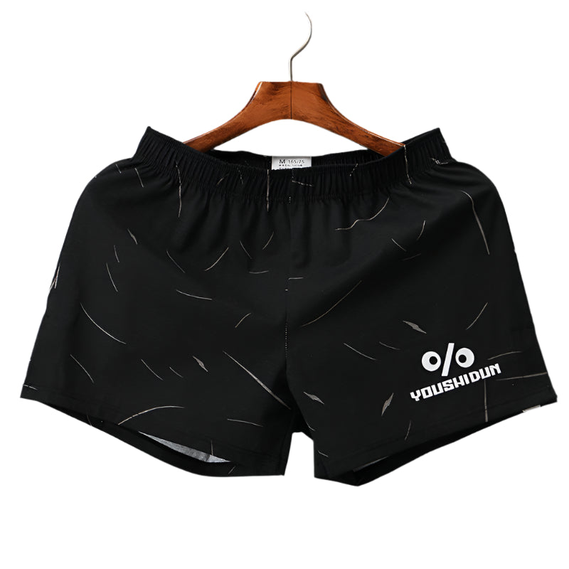 Men’s mid-waist loose cotton boxers – relaxed fit underwear

