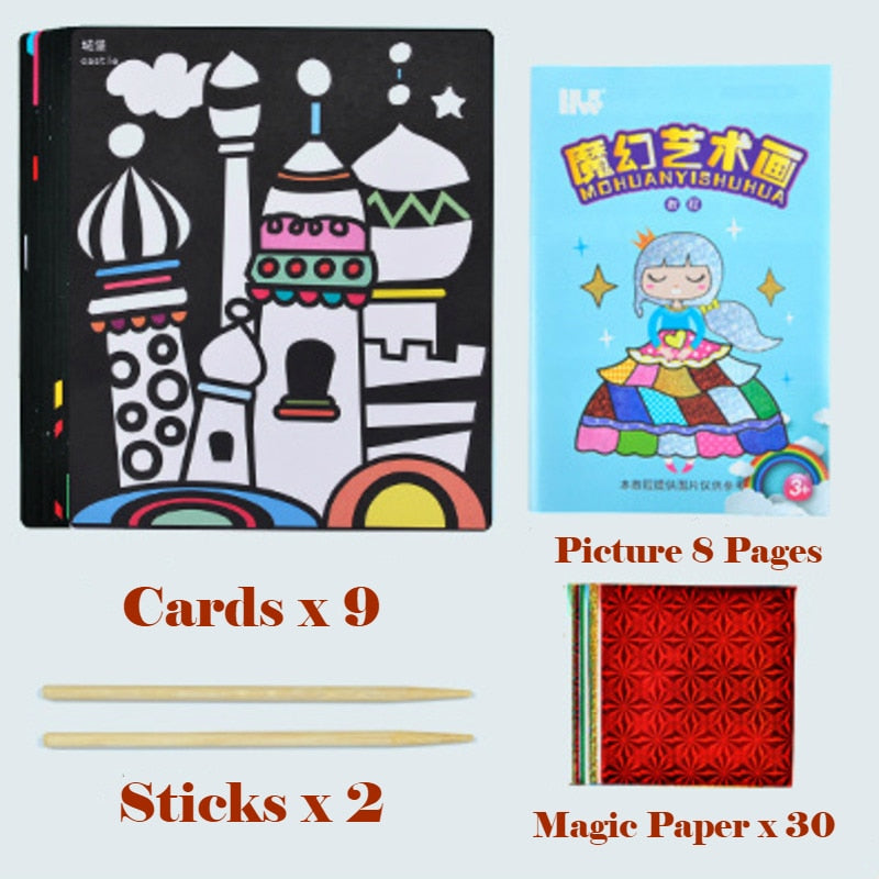 “DIY Cartoon Magic Transfer Painting Kit – creative art kit for kids with fun cartoon designs, perfect for hands-on crafting and imaginative play – Hot Deal Warehouse crafts & toys”
