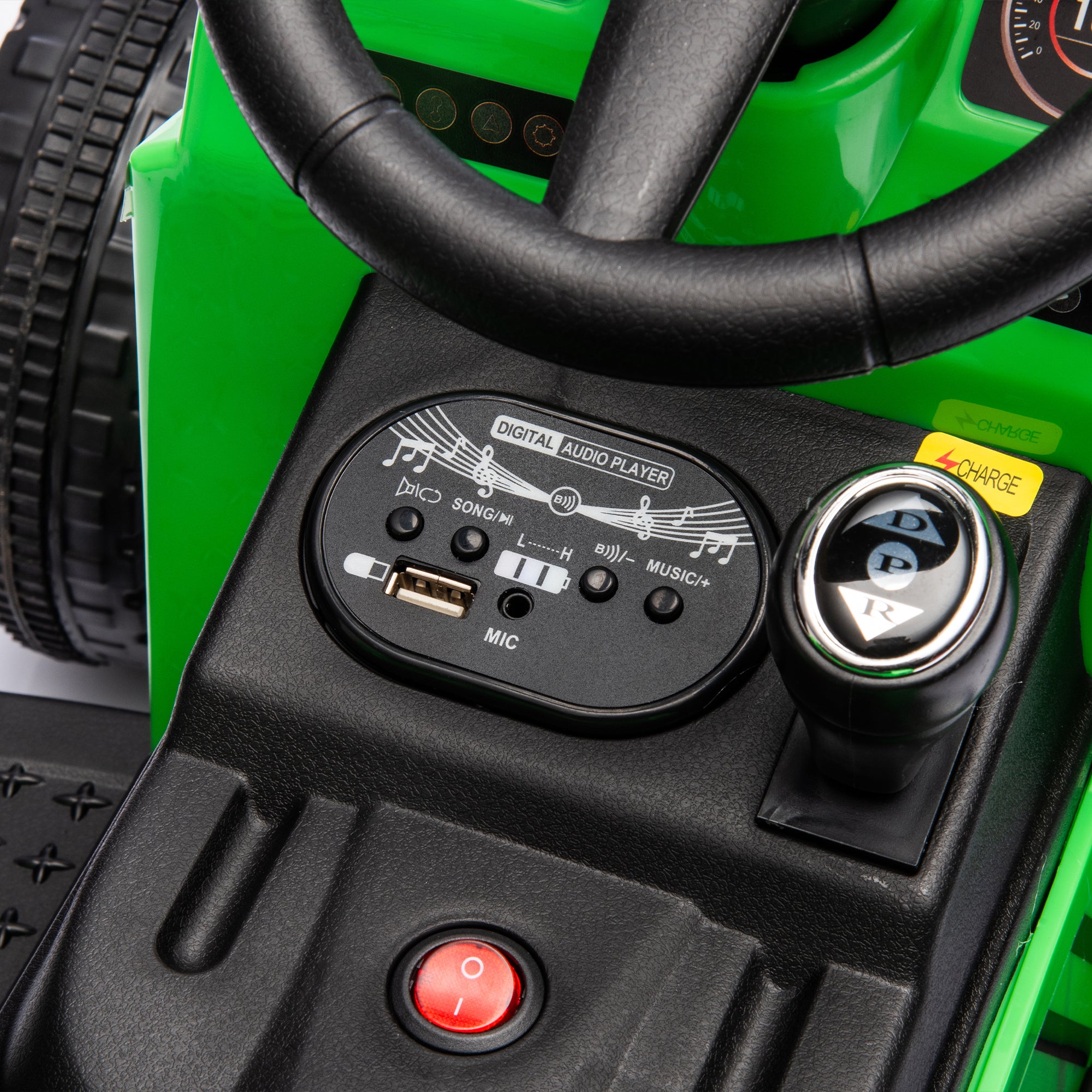 “12V kids electric ride on tractor – battery-powered toy vehicle with realistic design for outdoor play – Hot Deal Warehouse toys”

