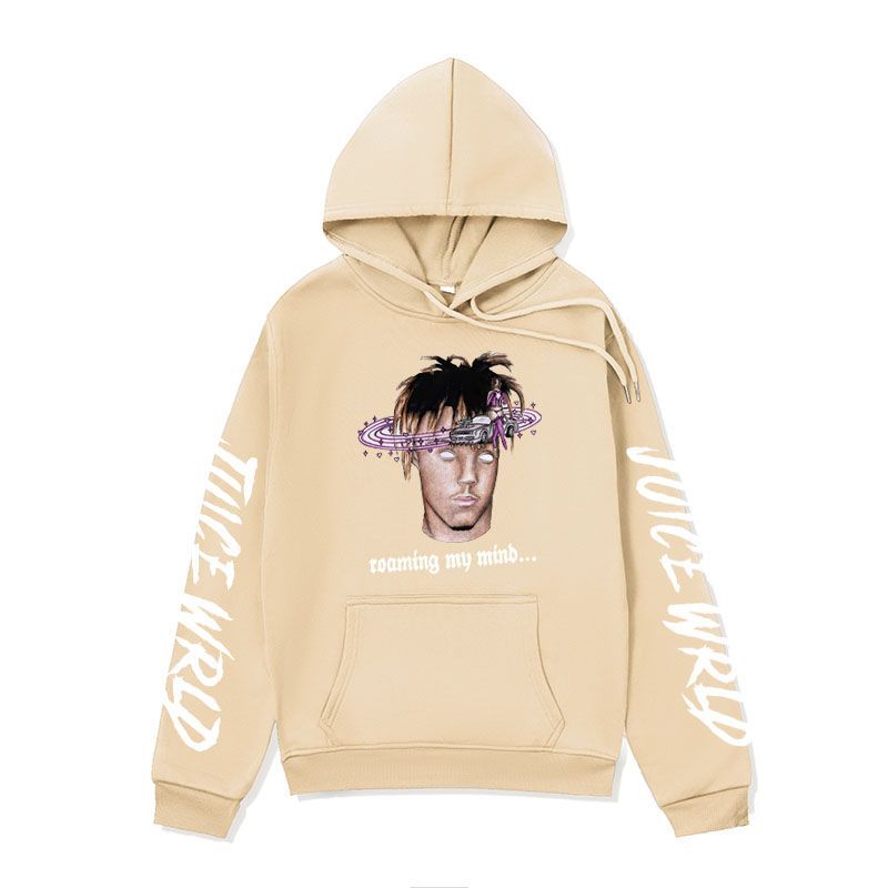 Men’s autumn winter hoodie – rapper-inspired streetwear jacket with bold graphic print.

